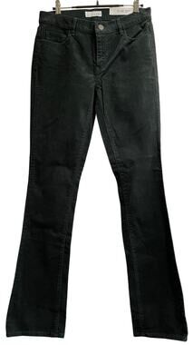 NWT Ann Taylor The Loft Dark Gray Corduroy Curvy Bootcut Jeans Size 26